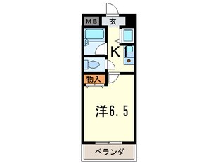 メルベーユ西宮の物件間取画像